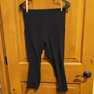 Athleta Black High-Waisted Leggings